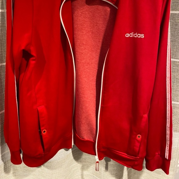 red adidas jacket mens